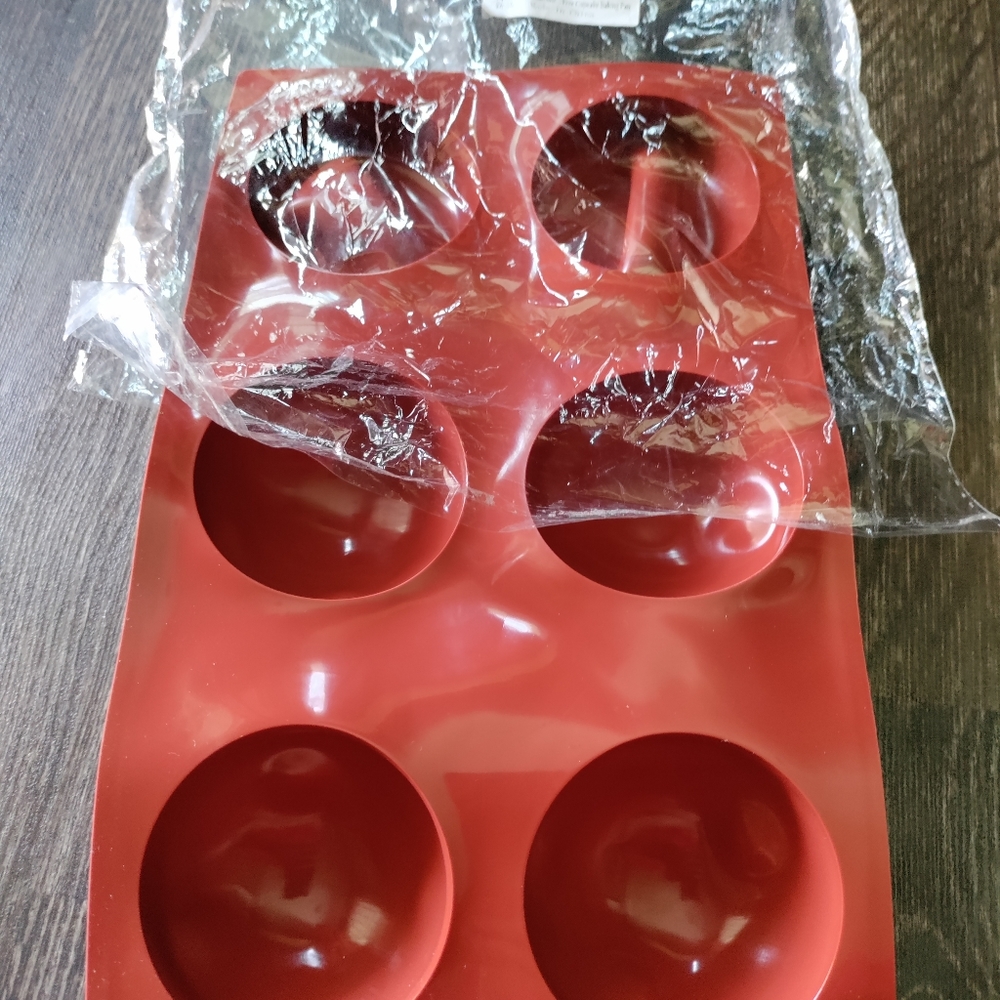 Silicone 6 cupcake baking mold